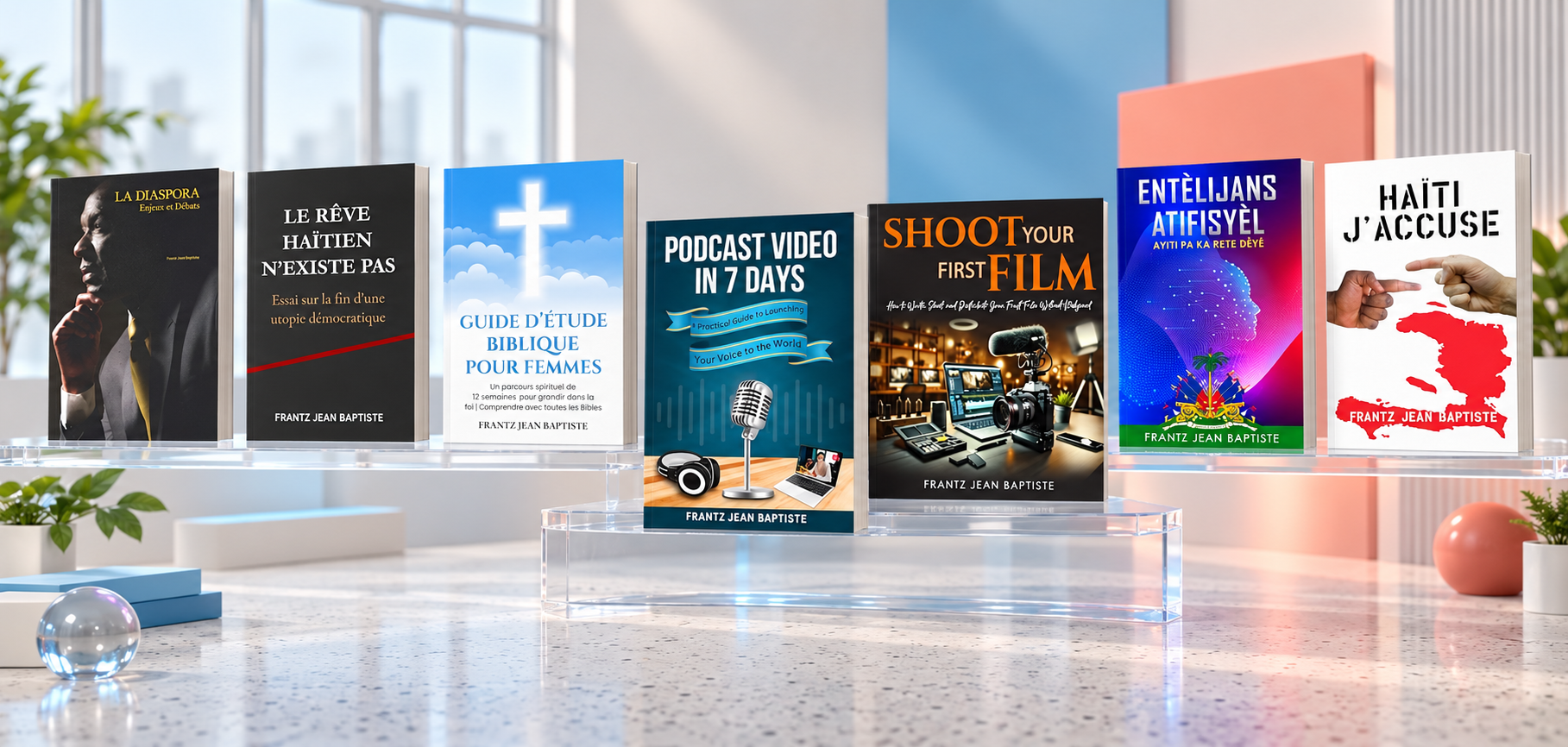 Sixième sélection de publications de Frantz Jean Baptiste sur Haïti, la spiritualité, le podcast et le cinéma